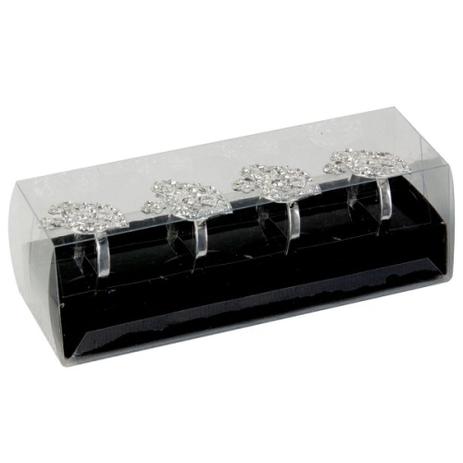 Conjunto de porta guardanapos de metal - coroas - 4 pcs - Btc decor Menor preço em Conjunto de porta guardanapos de metal - coroas - 4 pcs - Btc decor