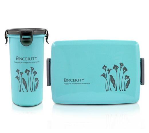 Conjunto De Pote P/ Alimento C/ Copo Fitness Azul Jacki Design é boa?