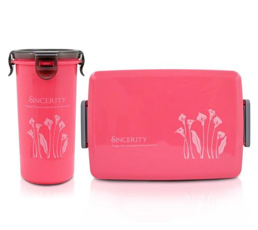 Conjunto De Pote P/ Alimento C/ Copo Fitness Rosa Jacki Design é boa?