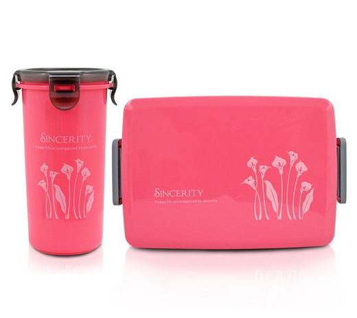 Conjunto de Pote para Alimento com copo - Rosa - Jacki design Menor preço em Conjunto de Pote para Alimento com copo - Rosa - Jacki design