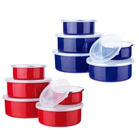 Conjunto de potes Agatha colors 05 peças - Euro - Goldenhome Menor preço em Conjunto de potes Agatha colors 05 peças - Euro - Goldenhome