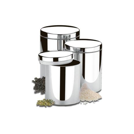 Menor preço em Conjunto de potes para mantimentos Cód. 5340 - Brinox metelúrgica ltda