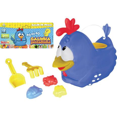 Conjunto de Praia Galinha Pintadinha 9687 Rosita Menor preço em Conjunto de Praia Galinha Pintadinha 9687 Rosita