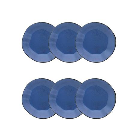 Conjunto de Pratos de Sobremesa 21,5 cm 6 peças Ryo Santorini - Oxford - Oxford sc Menor preço em Conjunto de Pratos de Sobremesa 21,5 cm 6 peças Ryo Santorini - Oxford - Oxford sc