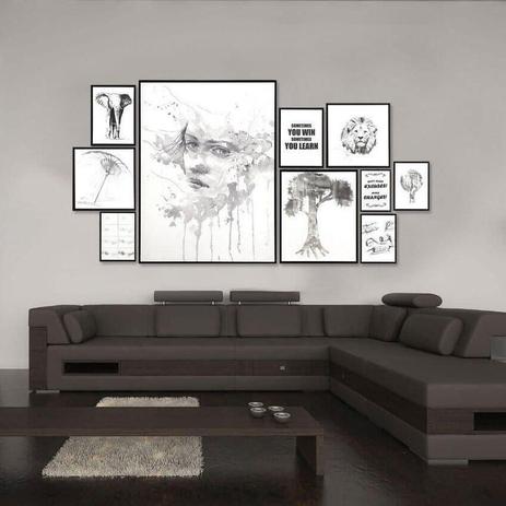 Conjunto de Quadros Telas Decorativas Diversas Combo Kit com 10 Quadros - Decore pronto Menor preço em Conjunto de Quadros Telas Decorativas Diversas Combo Kit com 10 Quadros - Decore pronto
