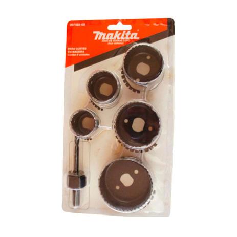 Conjunto de serra copo para ferramenta elétrica preto Makita Menor preço em Conjunto de serra copo para ferramenta elétrica preto Makita