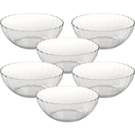 Conjunto de Sobremesa Marinex Tigela Bella 3,1 Litros Grande Embalagem com 6 Unidades - Duralex/Marinex Menor preço em Conjunto de Sobremesa Marinex Tigela Bella 3,1 Litros Grande Embalagem com 6 Unidades - Duralex/Marinex