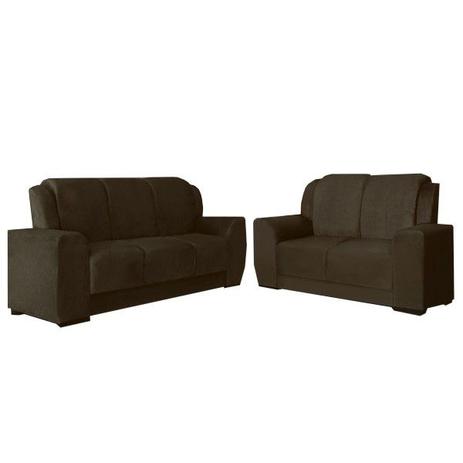 Conjunto de Sofá 2 e 3 Lugares Líbia Estofar Tecido Suede Marrom é ruim? Conjunto de Sofá 2 e 3 Lugares Líbia Estofar Tecido Suede Marrom é boa?