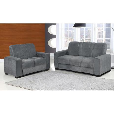 Conjunto de Sofá Colômbia 3 e 2 Lugares Tecido Suede Amassado Cinza - Moveis Marfim - Moveis Marfim R.E é ruim? Conjunto de Sofá Colômbia 3 e 2 Lugares Tecido Suede Amassado Cinza - Moveis Marfim - Moveis Marfim R.E é boa?