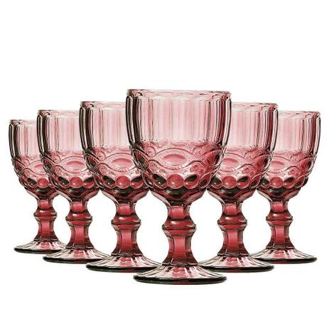 Conjunto de Taças para Água Elegance Lilás 6 Peças 260ml Class Home Menor preço em Conjunto de Taças para Água Elegance Lilás 6 Peças 260ml Class Home