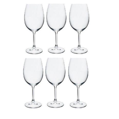Conjunto de Taças para Vinho Tinto 450ML ANNA 6 Peças Nova Bohemia 58000 Menor preço em Conjunto de Taças para Vinho Tinto 450ML ANNA 6 Peças Nova Bohemia 58000