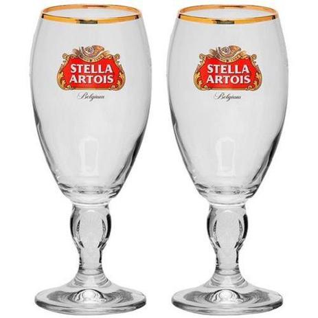 Conjunto de Taças Stella Artois em Vidro para Cerveja 2PÇS 250ML Globimport Menor preço em Conjunto de Taças Stella Artois em Vidro para Cerveja 2PÇS 250ML Globimport