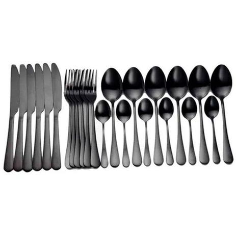 Conjunto De Talheres Sunshine Black 24 Peças CO8429618 - Fratelli é ruim? Conjunto De Talheres Sunshine Black 24 Peças CO8429618 - Fratelli é boa?