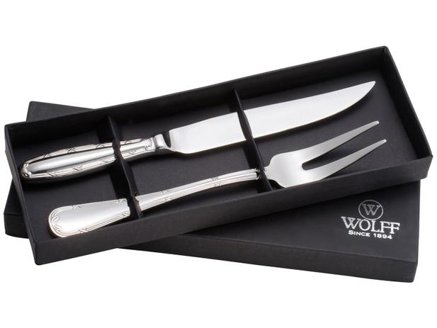 Conjunto de Talheres Wolff 2 Peças - Croise Trinchante Menor preço em Conjunto de Talheres Wolff 2 Peças - Croise Trinchante