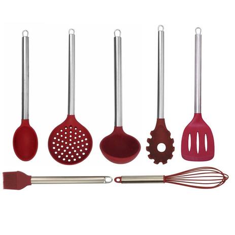 Conjunto de Utensílios em Silicone 7 Peças Inox Premium - Yazi é boa?