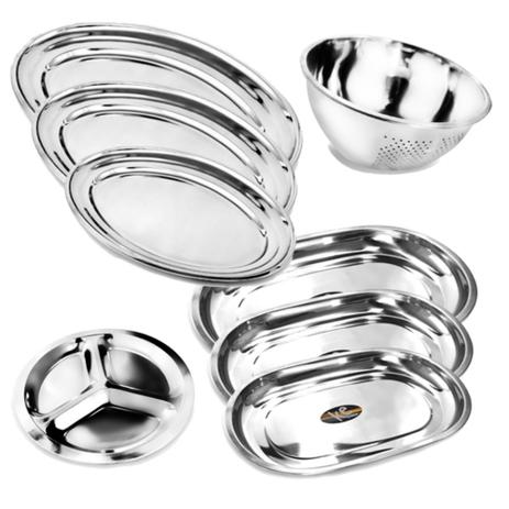 Conjunto De Utensílios Para Cozinha em Aco Inox 8 Pecas Kehome Menor preço em Conjunto De Utensílios Para Cozinha em Aco Inox 8 Pecas Kehome
