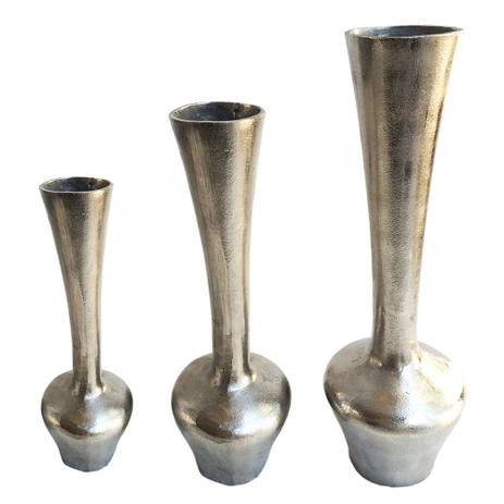 Conjunto de Vasos Em Alumínio Prateado Brilhante Erís - Prime home decor é boa?