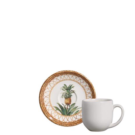 Conjunto de xicaras de cafe 6pcs pineapple natural porto brasil Menor preço em Conjunto de xicaras de cafe 6pcs pineapple natural porto brasil