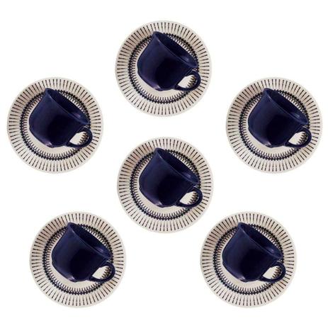 Menor preço em Conjunto de Xícaras para Café 75 ml com Pires Colb 12 Peças - Oxford - Oxford sc