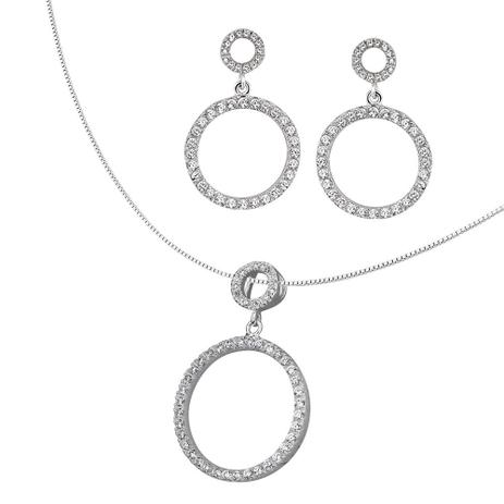 Conjunto Duas Argolas Cravejadas em Prata 925 - Joia em casa é boa?