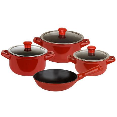 Conjunto Duo 4 Pcs - Pomodoro - Ceraflame Menor preço em Conjunto Duo 4 Pcs - Pomodoro - Ceraflame