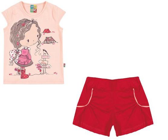 Conjunto em Meia Malha Blusa e Shorts - Rosa Bebê - Loopy de Loop é ruim? Conjunto em Meia Malha Blusa e Shorts - Rosa Bebê - Loopy de Loop é boa?