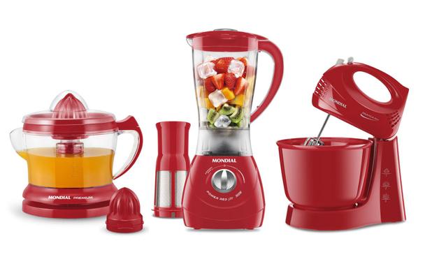 Conjunto Especial Kit Gourmet II KT-70 Red 127V Mondial Menor preço em Conjunto Especial Kit Gourmet II KT-70 Red 127V Mondial