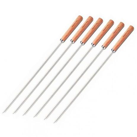 Conjunto Espetos Inox 30cm 6 Peças Tramontina 26499009 Menor preço em Conjunto Espetos Inox 30cm 6 Peças Tramontina 26499009