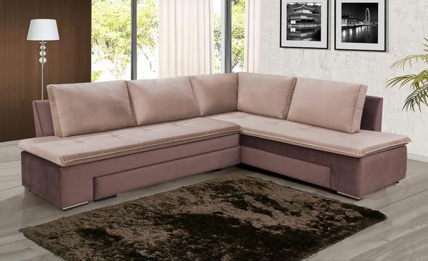 Conjunto Estofado Sofa Cama Imperium 6 Lugares Tecido Suede Veludo Bege (Compose) - Hellen - Hellen colchões e estofados Menor preço em Conjunto Estofado Sofa Cama Imperium 6 Lugares Tecido Suede Veludo Bege (Compose) - Hellen - Hellen colchões e estofados