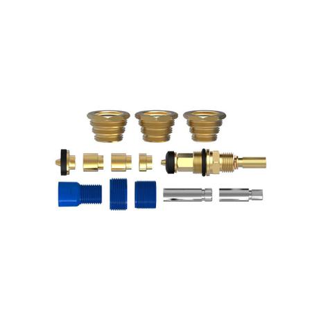 Conjunto Fácil Salva Registro 10 em 1 Cromado - Blukit Menor preço em Conjunto Fácil Salva Registro 10 em 1 Cromado - Blukit