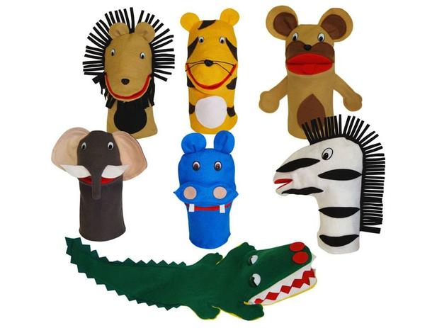 Conjunto Fantoches Animais Selvagens 7 Unidades - Editora fundamental Menor preço em Conjunto Fantoches Animais Selvagens 7 Unidades - Editora fundamental