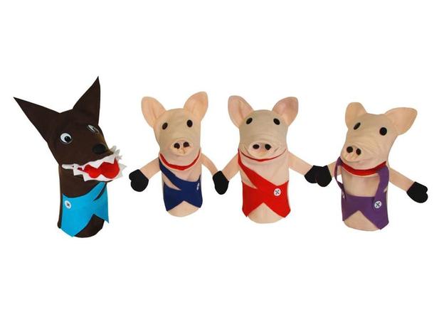 Conjunto Fantoches Os Tres Porquinhos Especial 4 Unidades - Editora fundamental é boa?