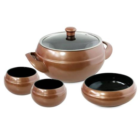 Conjunto Feijoada 4 Pçs - Cobre - Ceraflame Menor preço em Conjunto Feijoada 4 Pçs - Cobre - Ceraflame