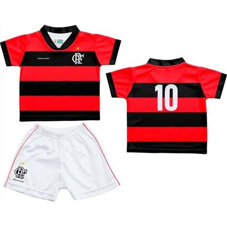 Conjunto Flamengo Uniforme Bebê - Torcida Baby - Revedor Menor preço em Conjunto Flamengo Uniforme Bebê - Torcida Baby - Revedor