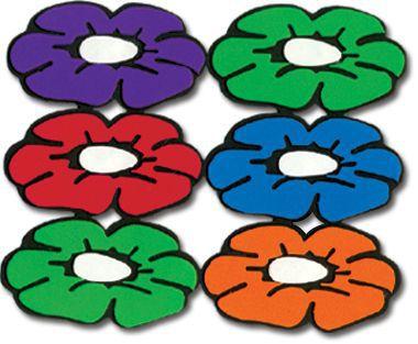 Conjunto Flores c/ 6 pçs E.V.A - Grintoy Menor preço em Conjunto Flores c/ 6 pçs E.V.A - Grintoy