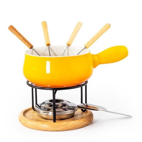 Conjunto fondue corações 6pçs brinox - Etna Menor preço em Conjunto fondue corações 6pçs brinox - Etna