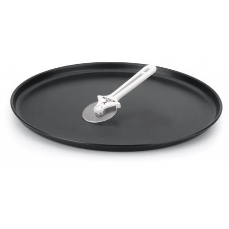 Conjunto forma p/ pizza 35 + cortador - Multiflon Menor preço em Conjunto forma p/ pizza 35 + cortador - Multiflon