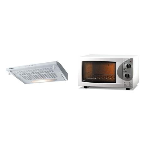 Conjunto Forno Elétrico 44L e Depurador 60cm 220V Fischer Branco Menor preço em Conjunto Forno Elétrico 44L e Depurador 60cm 220V Fischer Branco