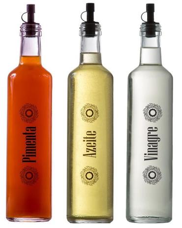 Conjunto Galheteiro Quadrado 500ml - 3 Potes - Fiore (Pimenta/Azeite/Vinagre) - Vetrolar é boa?
