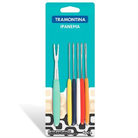 Conjunto Garfo Petisco 6 peças Ipanema Aço Inox 23399/400 - Tramontina Menor preço em Conjunto Garfo Petisco 6 peças Ipanema Aço Inox 23399/400 - Tramontina