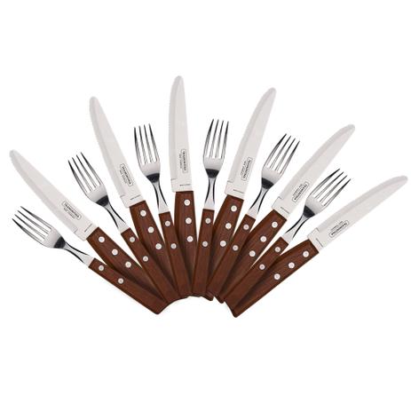 Conjunto Garfos E Facas P/churrasco Inox 12 Pçs- Tramontina Menor preço em Conjunto Garfos E Facas P/churrasco Inox 12 Pçs- Tramontina