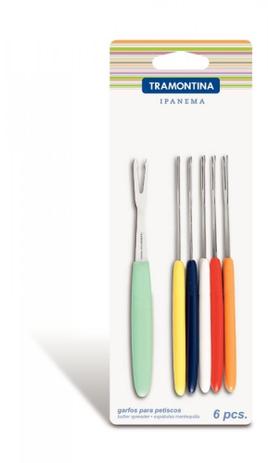 Conjunto Garfos Petiscos 6 Peças Ipanema Tramontina 23399400 Menor preço em Conjunto Garfos Petiscos 6 Peças Ipanema Tramontina 23399400