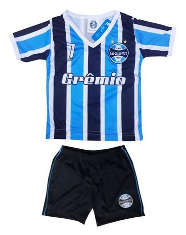 Conjunto Grêmio Infantil Dry Gola V Listras Oficial - Bebê brasileiro Menor preço em Conjunto Grêmio Infantil Dry Gola V Listras Oficial - Bebê brasileiro