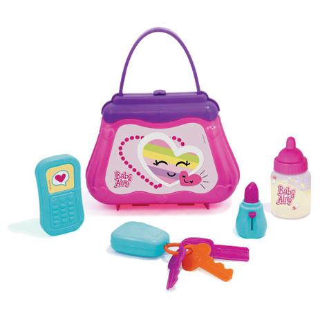 Conjunto Hora do Faz de Conta - Baby Alive - Bolsinha da Mamãe - Elka Menor preço em Conjunto Hora do Faz de Conta - Baby Alive - Bolsinha da Mamãe - Elka