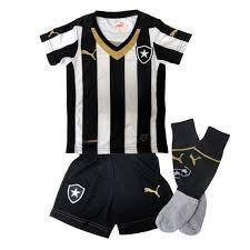 Conjunto Infantil Botafogo Puma Preto Menor preço em Conjunto Infantil Botafogo Puma Preto