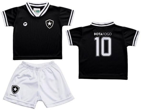 Conjunto Infantil Botafogo Uniforme Preto - Torcida Baby - Revedor Menor preço em Conjunto Infantil Botafogo Uniforme Preto - Torcida Baby - Revedor