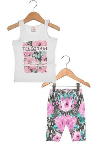 Conjunto Infantil Brandili Feminino Telegram / Tamanho 14 Menor preço em Conjunto Infantil Brandili Feminino Telegram / Tamanho 14