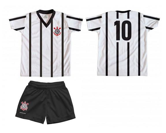 Conjunto Infantil Corinthians Dry Oficial - Torcida Baby Menor preço em Conjunto Infantil Corinthians Dry Oficial - Torcida Baby