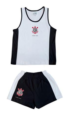 Conjunto Infantil Corinthians Regata Oficial - Torcida Baby Menor preço em Conjunto Infantil Corinthians Regata Oficial - Torcida Baby