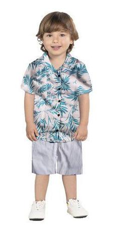 camisa florida para bebe